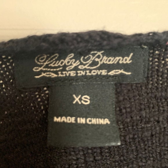 Lucky Brand diamonds Sweater - Picture 3 of 3